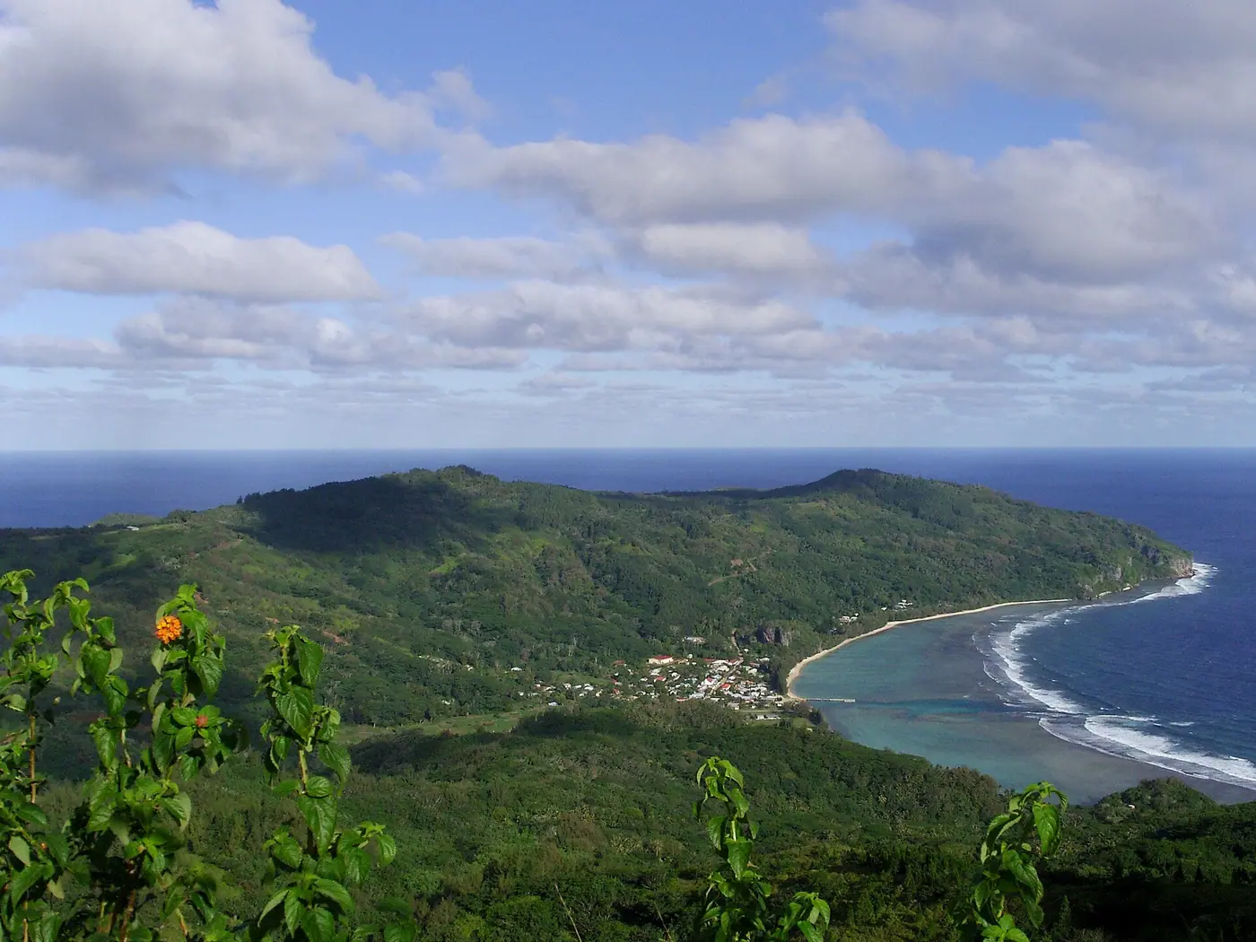 Côte de Rurutu, îles Australes