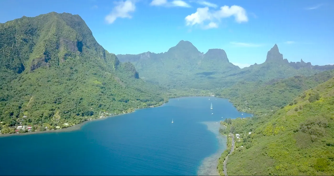 Baie d’Opunohu à Moorea