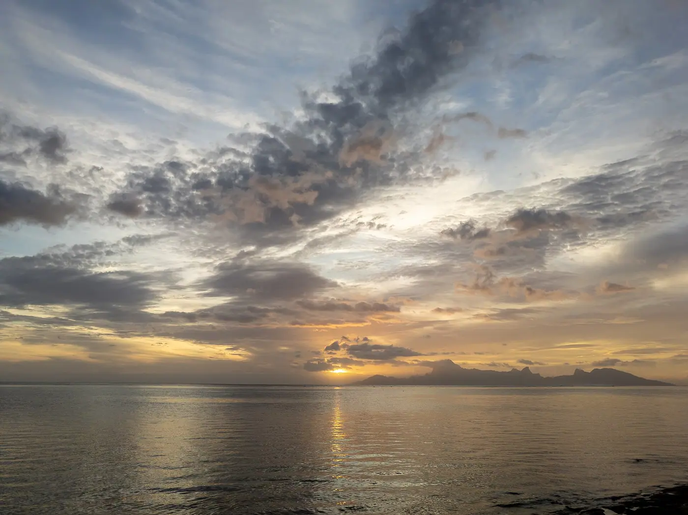 Côte ouest de Tahiti à Punaauia