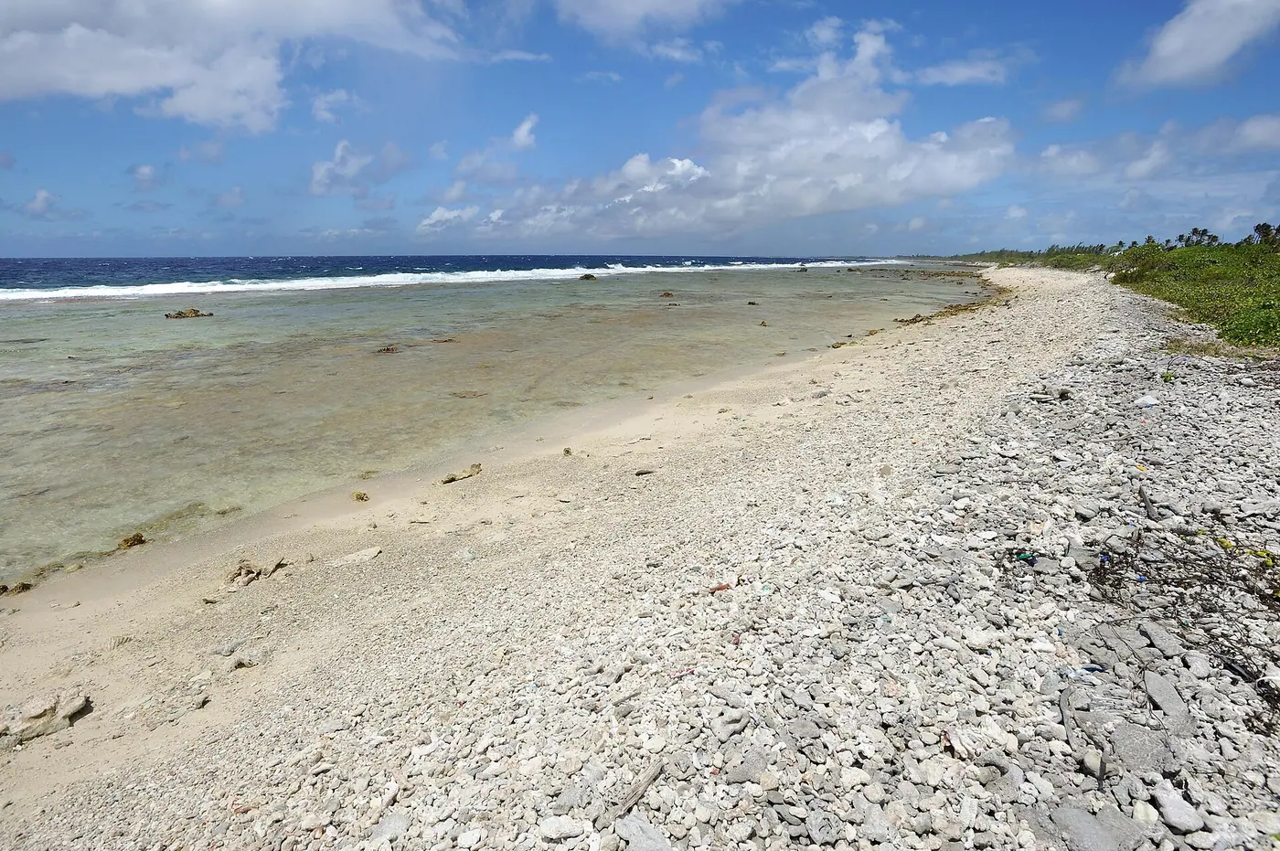 Paysage côtier polynésien