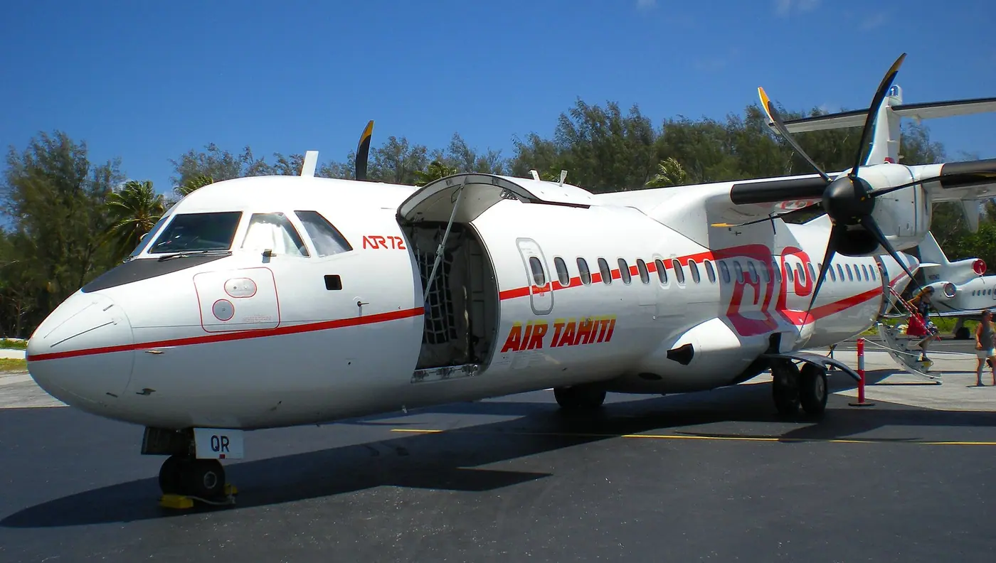 Avion ATR d’Air Tahiti