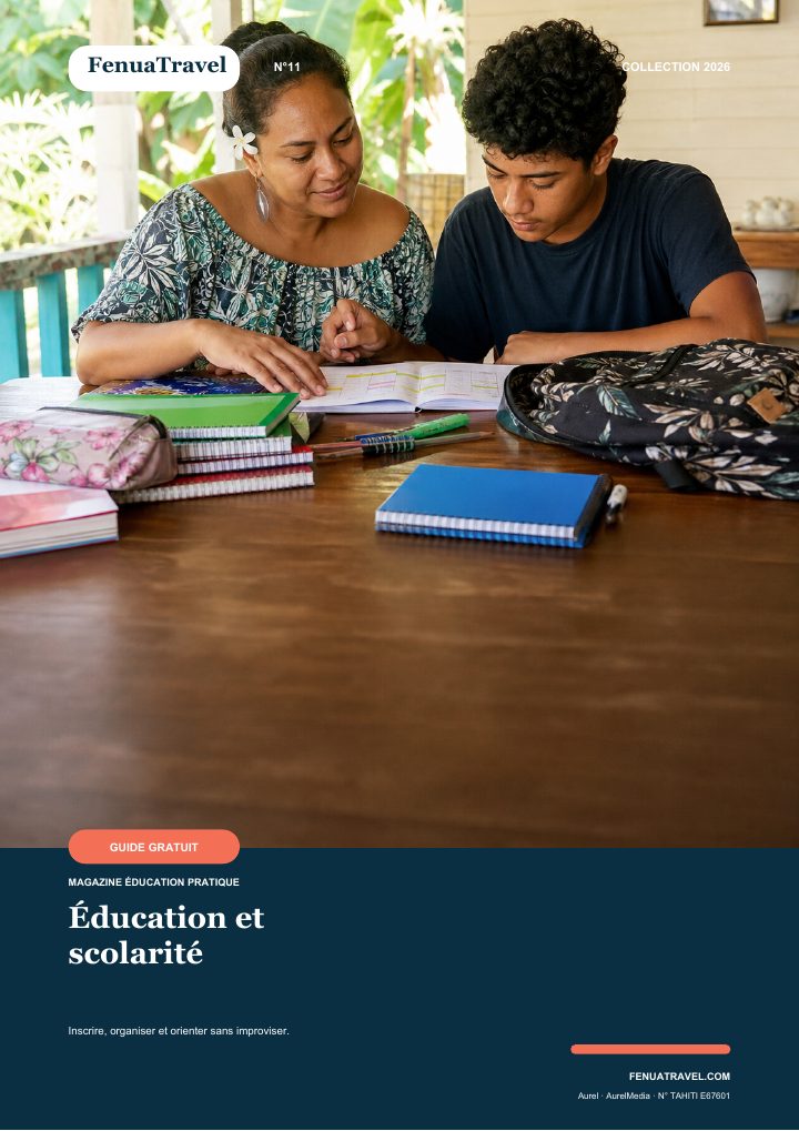 Couverture du guide FenuaTravel N°11 Éducation et scolarité