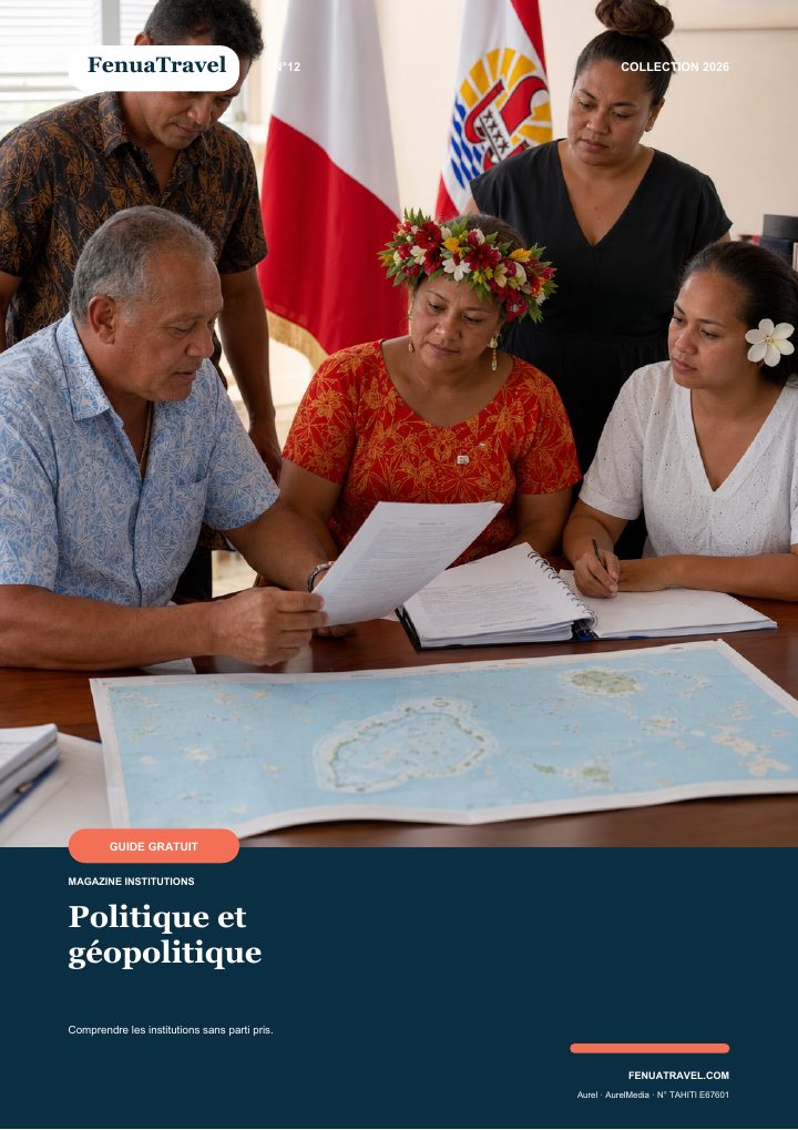 Couverture du guide FenuaTravel N°12 Politique et géopolitique