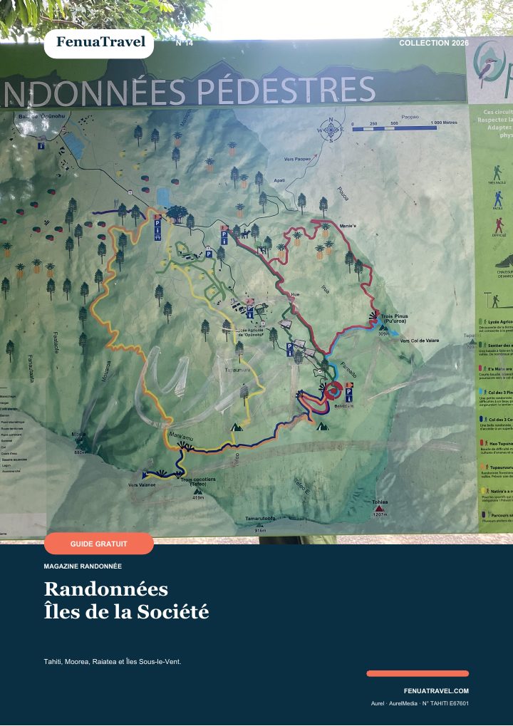 Couverture du guide FenuaTravel N°14 Randonnées