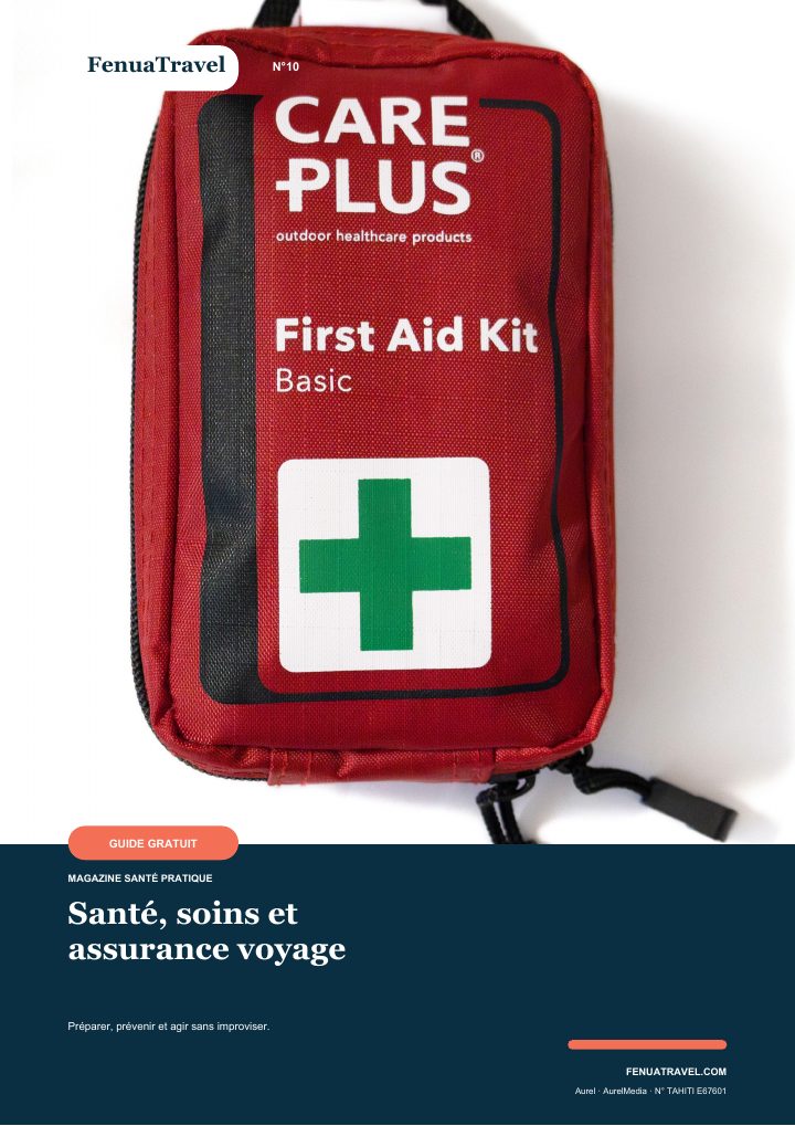 Couverture du guide FenuaTravel N°10 Santé et assurance