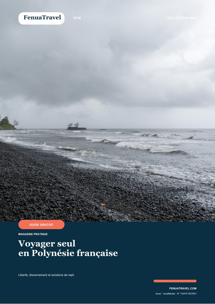 Couverture du guide FenuaTravel N°05 Voyager seul